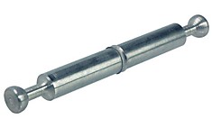 Minifix Болт двойной для стяжки эксцентриковой  на две полки 34 мм для плит 16 мм (Hafele)