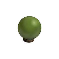 Ручка-кнопка, KF12-15 салатовая керамика