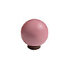 Ручка-кнопка, KF12-16 розовая керамика
