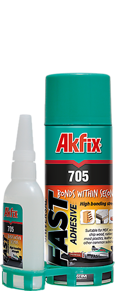 Akfix 705 Клей 2-х компонентный универсальный  400 мл.+125г